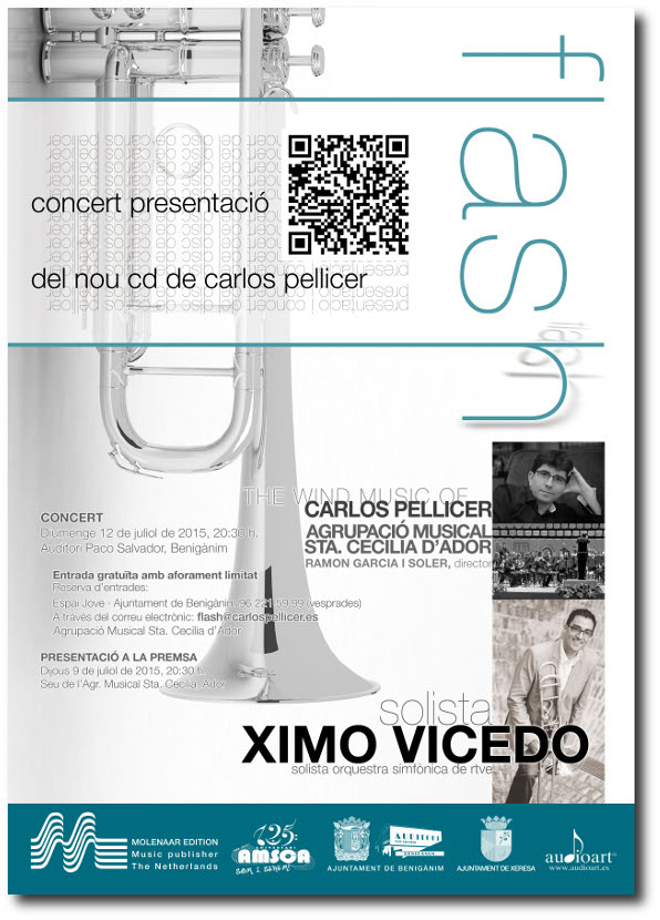 Cartell anunciador Concert presentació CD Flash