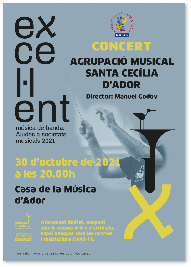 composició gràfica com a portada del programa de mà del concert 